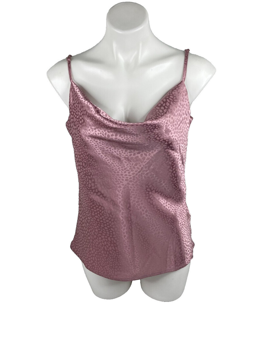 L Love Women Medium Pink Camisole Leopard Print Casual NWT